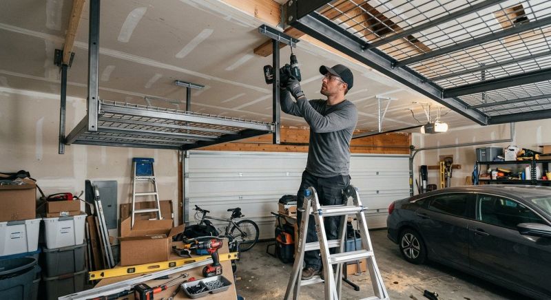 Ceiling Rack Installation in Frederick, MD