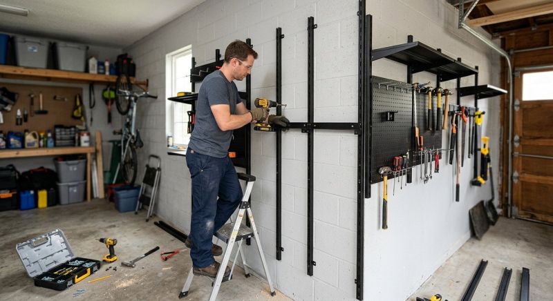 Ceiling Rack Installation in Raleigh, NC