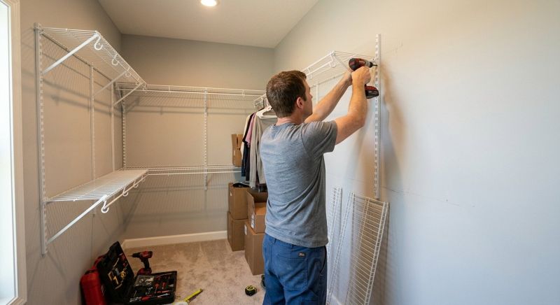 Closet Shelving Installation in Winston Salem, NC