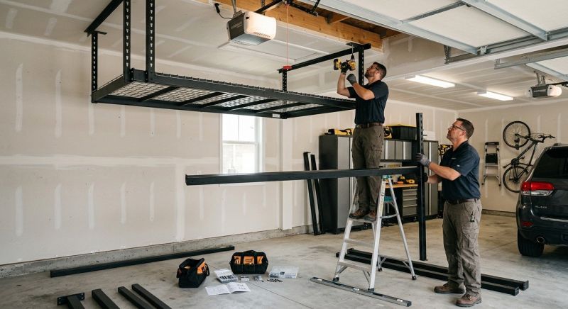 Garage Tool Rack Installation in Arlington, VA