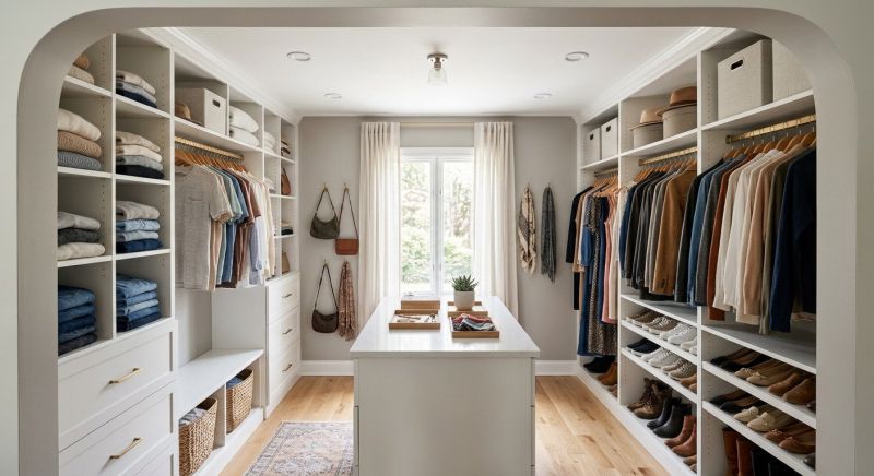 Walk In Closet Remodeling in Alexandria, VA