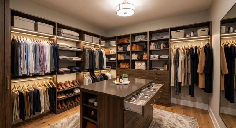 Walk In Closet Remodeling in Greensboro, NC