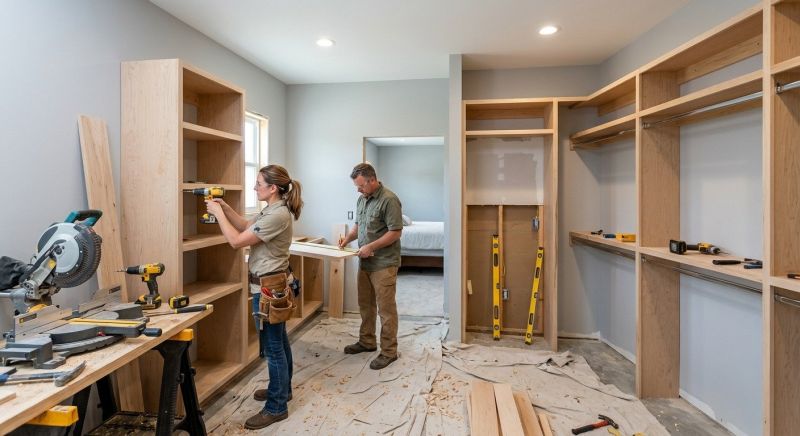 Walk In Closet Remodeling in Frederick, MD