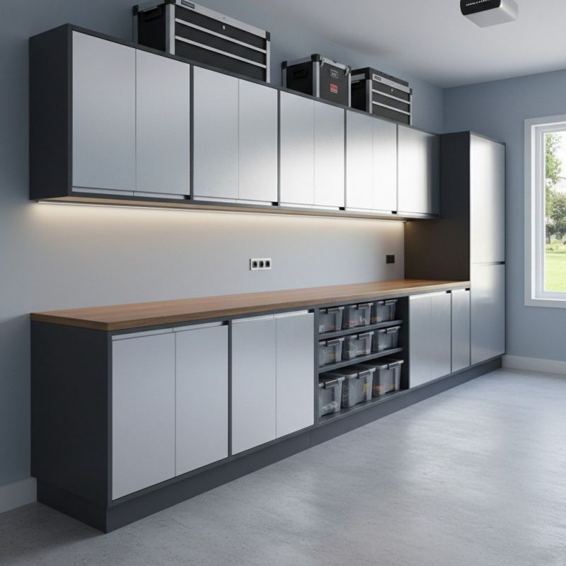 Wall-Mounted Garage Storage Ideas For Better Space Use